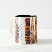 PersonalizedWildblumenMug 3 Zweifarbige Tasse (Vorderseite Links)