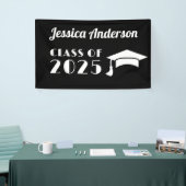 PersonalizeSchwarzweiß-Abschluss Banner (Messeveranstaltung)