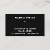 Personalkarte, abstrakt visitenkarte (Rückseite)