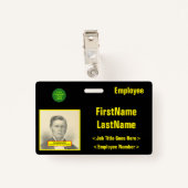 Personalkennung für den Augenfang Ausweis (Rückseite mit Klammer)