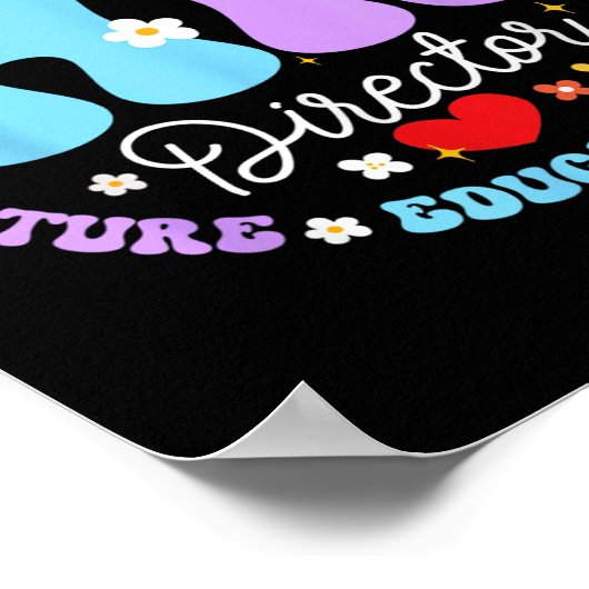 Personalmanagement Direktor Mitarbeiterbewertung Poster (Ecke)