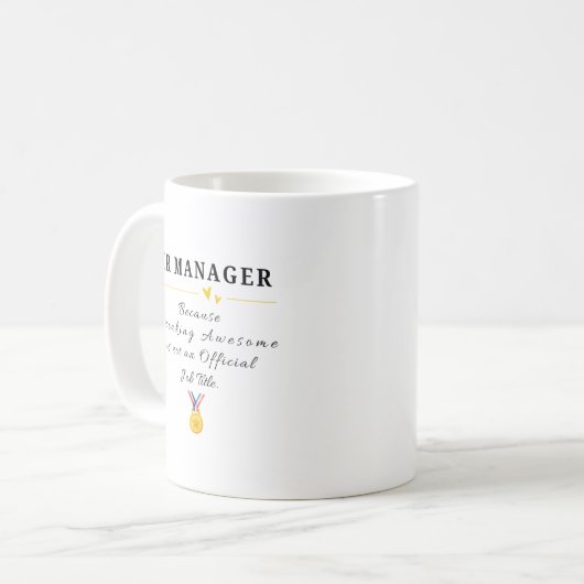 Personalmanager Kaffeetasse (Vorderseite Links)