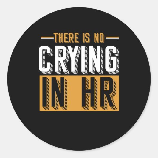 Personalmanager Mitarbeiter Management Admin Runder Aufkleber (Vorderseite)