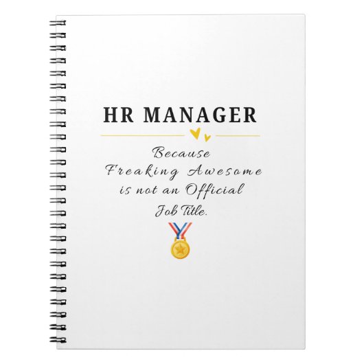 Personalmanager Notizblock (Vorderseite)