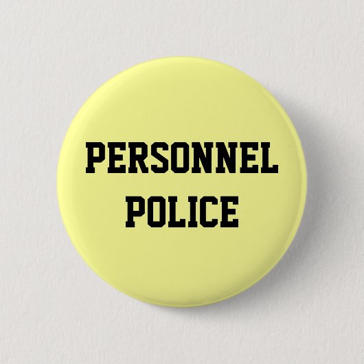 Personalpolizei - Personalabteilung Button (Vorderseite)