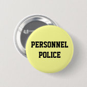 Personalpolizei - Personalabteilung Button (Vorne & Hinten)