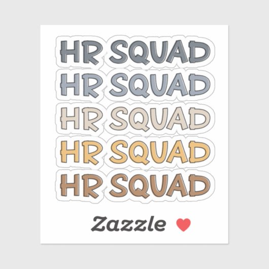 Personalreferat Aufkleber (Blatt)