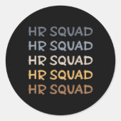 Personalreferat Runder Aufkleber (Vorderseite)