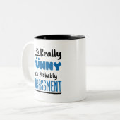 Personalressourcen, wenn es wirklich sonnig ist zweifarbige tasse (Vorderseite Links)