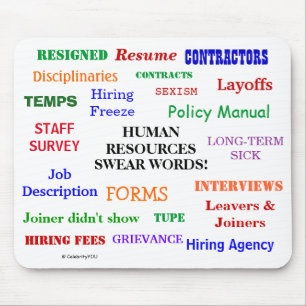 Personalressourcen: Worte des Personalleiters Mousepad