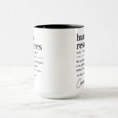 Personalschätzungsgeschenk, Definition der Humanre Tasse (Zentrum)