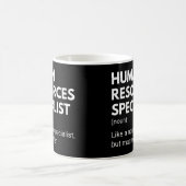 Personalspezialist Funny HR Expert Sprichwort Kaffeetasse (Mittel)