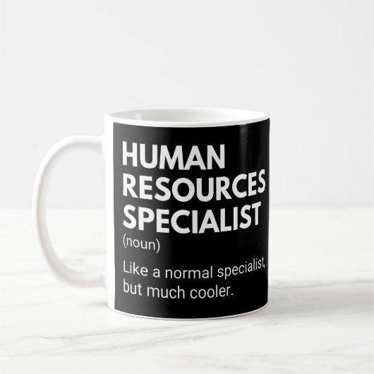 Personalspezialist Funny HR Expert Sprichwort Kaffeetasse (Links)