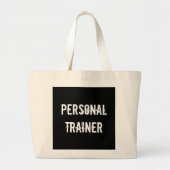 PersonalTrainer Jumbo Stoffbeutel (Vorne)