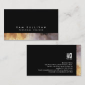 PersonalTrainer SpecialSkills Abstrakt BrownGrunge Visitenkarte (Vorne/Hinten)