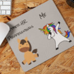 Personalverantwortliche für Pferdeschwanz Mousepad<br><div class="desc">This design was created though digital art. It may be personalized in the area provide or customizing by choosing the click to customize further option and changing the name, initials or words. You may also change the text color and style or delete the text for an image only design. Kontakt...</div>