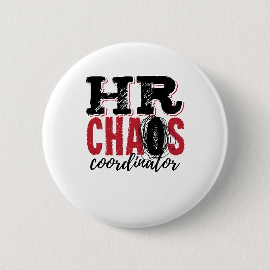Personalverantwortlicher Chaos-Koordinator Button (Vorderseite)