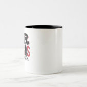 Personalverantwortlicher Chaos-Koordinator Zweifarbige Tasse (Mittel)