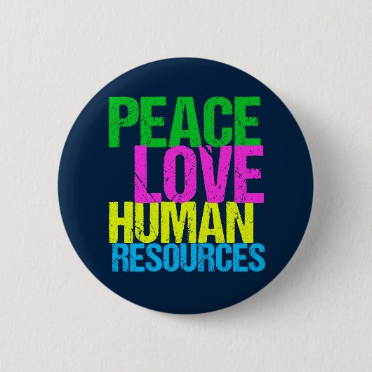 Personalverantwortlicher des Büros für die Liebe F Button (Vorderseite)