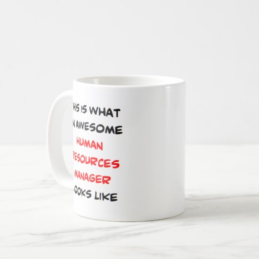 Personalverantwortlicher, phantastisch kaffeetasse (Vorderseite Links)