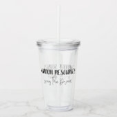 Personalvortrag für den Traum Personalbüro Acryltrinkbecher (Vorderseite)