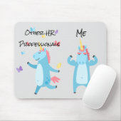 Personalwesen HR Einhorn Lustiges Geschenk Mousepad (Mit Mouse)