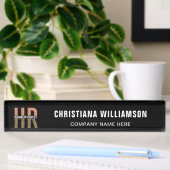 Personalwesen Leopard Print HR Custom Namensplakette