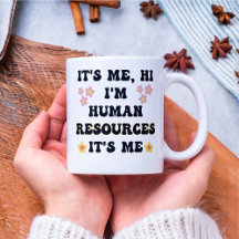 Personalwesen Tasse, Geschenke, Akzent Schwarzer K