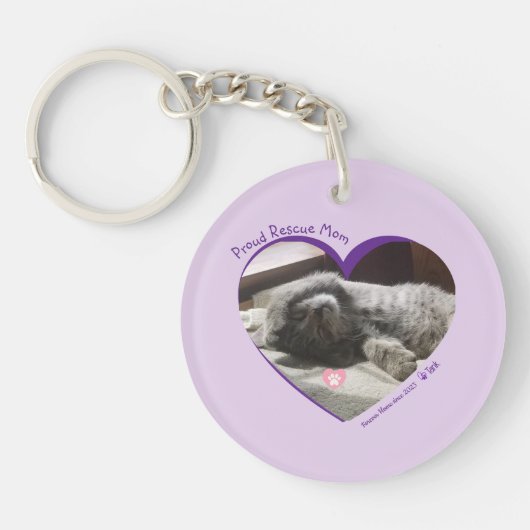 Personalzied Rescue Pet Keychain Schlüsselanhänger (Vorderseite)