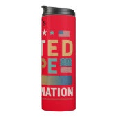 personaUnited Hope Strong Nation."Thermal Tumbler Thermosbecher (Nach rechts gedreht)