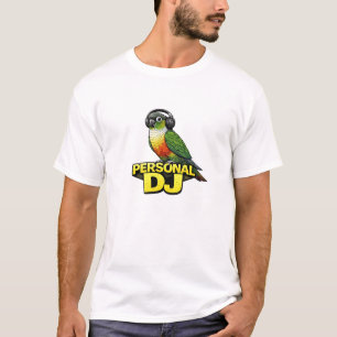Personeller DJ Green Cheek Conure T-Shirt