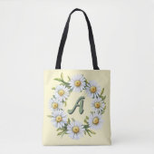 Personeller Wasserfarben-Gänseblümchen-Kranz mit i Tasche (Vorderseite)