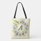 Personeller Wasserfarben-Gänseblümchen-Kranz mit i Tasche (Rückseite)