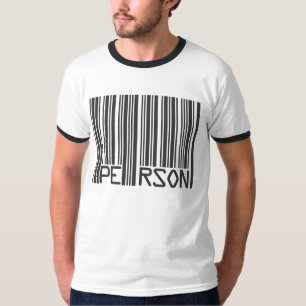 Personen-Barcode T-Shirt
