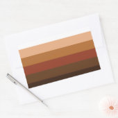 Personen mit farbigen (POC) Markierungsstreifen Rechteckiger Aufkleber (Umschlag)