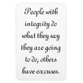 Personen mit Integrität Magnet (Vertikal)