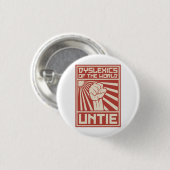 Personen mit Lesestörung der Welt LÖSEN sich Button (Vorne & Hinten)