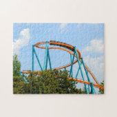 Personen mit Rollerhintergrund Puzzle (Horizontal)