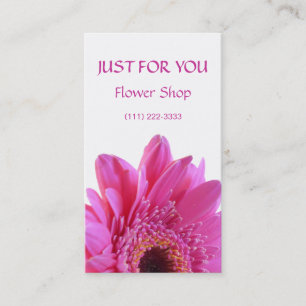 Personenkarte Florist und Blume Shop Visitenkarte