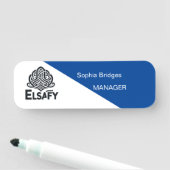 Personenname des Mitarbeiters im Button Magnetic & (Beispiel)