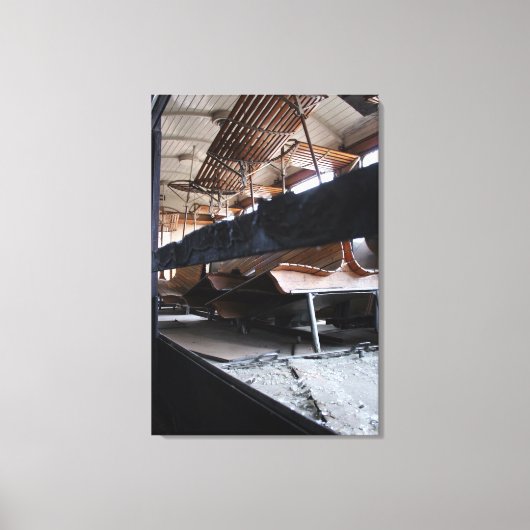 Personenwagen hölzerne Mauern in der Leinwand Le M (Vorderseite)