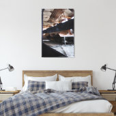 Personenwagen hölzerne Mauern in der Leinwand Le M (Insitu (Schlafzimmer))