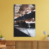 Personenwagen hölzerne Mauern in der Leinwand Le M (Insitu (Wohnzimmer))