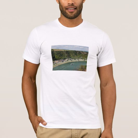 Personenzug an der Loreley T-Shirt (Vorderseite)