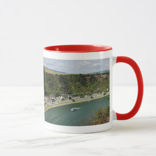 Personenzug an der Loreley Tasse