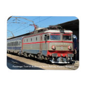 Personenzug im Bahnhof Bukarest Magnet (Horizontal)