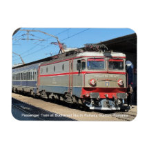 Personenzug im Bahnhof Bukarest