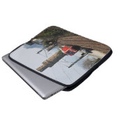 Personenzug in Oberwesel Laptopschutzhülle (Vorne Knopf)
