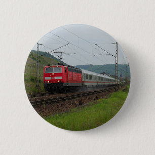 Personenzug in Pommern Button