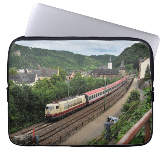 Personenzug in St. Goar Laptopschutzhülle (Vorderseite)